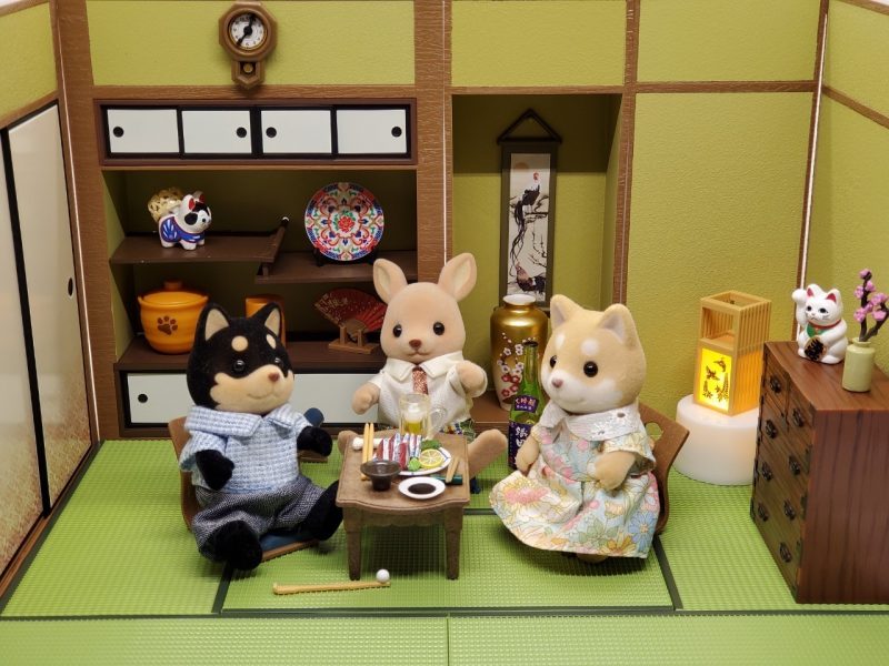 シルバニアファミリー　和室セット エポック社 おもちゃ 和室セット 「シルバニアファミリー